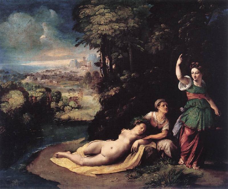 DOSSI, Dosso Diana and Calisto dfhg oil painting picture